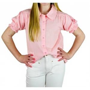 NEW COS I SAID SO girl's poplin dot blouse in pink